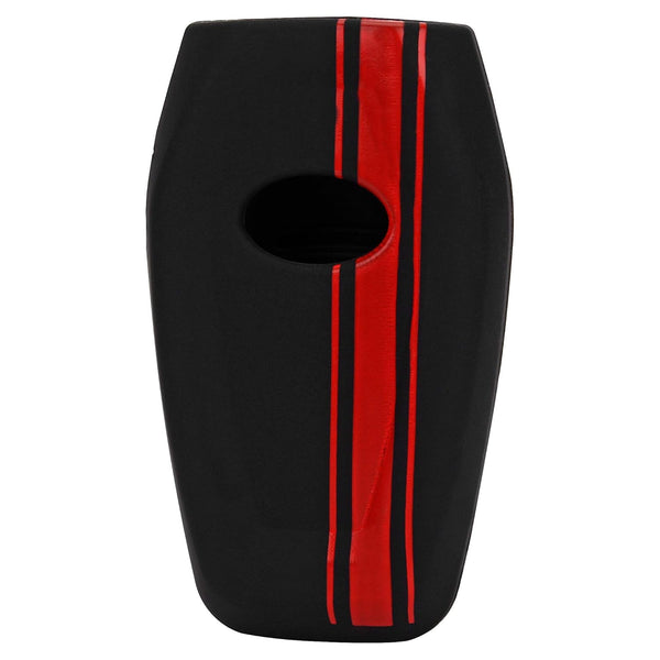 JVCV® Car Key Cover Compatible with Mahindra XUV 500 Push Button Start Key - Rally Stripe