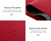JVCV® Large Premium Vegan Leather Desk Mat Non Slip Extended Mouse Pad Reversible for Work from Home Office Gaming Accessories 80 X 40 cm