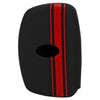 JVCV® Car Key Cover Compatible with Hyundai Alcazar Creta Venue i20 Tucson Elantra 4 Button Smart Key - Rally Stripe