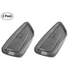 JVCV® 2 Pack Soft TPU Transparent Cover Compatible with BMW Blade Smart Key (Transparent Black)