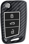 Hard Case Key Cover Compatible with Skoda Slavia Kushaq Taigun Tiguan Virtus Octavia Kodiaq Superb T ROC Folding Key