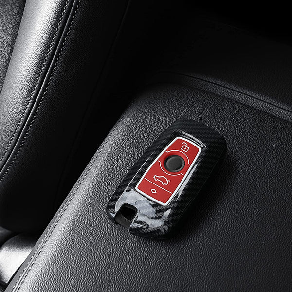 Hard Case Key Cover Compatible with BMW Smart Key