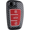 Hard Case Key Cover Compatible with Audi A1 A3 A6 Q2 Q3 Q7 TT TTS R8 S3 S6 RS3 Folding Key