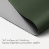 JVCV® Large Premium Vegan Leather Desk Mat Non Slip Extended Mouse Pad Reversible for Work from Home Office Gaming Accessories 80 X 40 cm