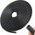 5 Mtr Door Edge Guard Black Car Door Edge Guards Door Edge Protector for Cars Rubber Auto Door Trim U Shape Build in Metal Sheet No Need Adhesive Easy to Cut Door Guards for Most Cars (Black)