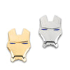 JVCV® 3D Metal Iron M face Sticker Chrome Logo Decal Emblem Badge for All Cars Bikes Laptops Headphones Helmets Home Office Accessory