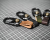 JVCV® Leather Universal Keychain with Zinc Alloy Buckle Light weight Ring Hook Accessories Holder Organizer for Car Bike Home Office Keys for Men and Women