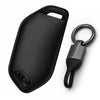 JVCV® Soft TPU Key Cover with Premium Metal Keychain – Matte Black Pattern – Compatible with Kia Seltos 2026, Syros, EV6 & EV9 – 4 Button Smart Key