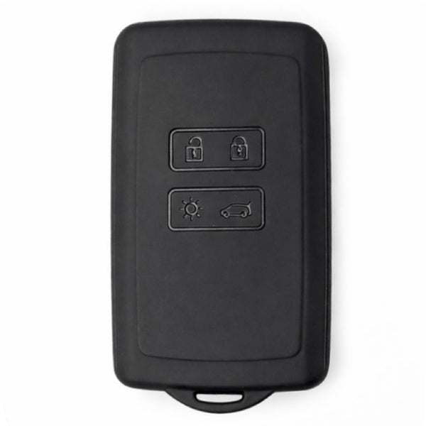 JVCV® Soft TPU Key Cover – Matte Black Pattern – Compatible with Renault Duster, Kiger & Triber Smart Key