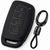JVCV® Soft TPU Key Cover – Matte Black Pattern – Compatible with Hyundai Alcazar, Creta, i20 (2021), Venue, Tucson, Elantra & i20 N Line (2021) – 4 Button Smart Key