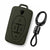 JVCV® Soft TPU Key Cover with Premium Metal Keychain – Military Green Matte Finish – Compatible with VinFast VF6 & VF7 – 4 Button Smart Key