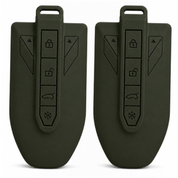 JVCV® Soft TPU Key Cover – Matte Green Pattern – Compatible with Mahindra 7XO, BE6, XEV 9E, XEV 9S & BE 6 Formula E Edition (FE) – 6 Button Smart Key (Copy)