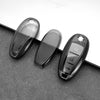 JVCV® 2 Pack Soft TPU Transparent Cover Compatible with Maruti Suzuki 2 and 3 Button Baleno Ciaz Vitara Brezza S Cross Swift Ignis and Toyota Urban Cruiser Smart Key (Transparent Black)