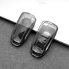 JVCV® Soft TPU Transparent Cover Compatible with Maruti Suzuki 2 and 3 Button Baleno Ciaz Vitara Brezza S Cross Swift Ignis and Toyota Urban Cruiser Smart Key (Transparent Black)