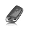 JVCV® Soft TPU Transparent Cover Compatible with MG Hector and Hector Plus Smart Key (Transparent Black)