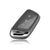 JVCV® Soft TPU Transparent Cover Compatible with MG Hector and Hector Plus Smart Key (Transparent Black)