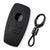 JVCV® Soft TPU Key Cover with Premium Metal Keychain – Matte Black Pattern – Compatible with Benz E Series Smart Key