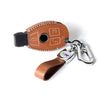 JVCV® Soft Handmade Lychee Pattern Leather Key Cover Compatible with Mercedes Benz 3 Button Smart Key