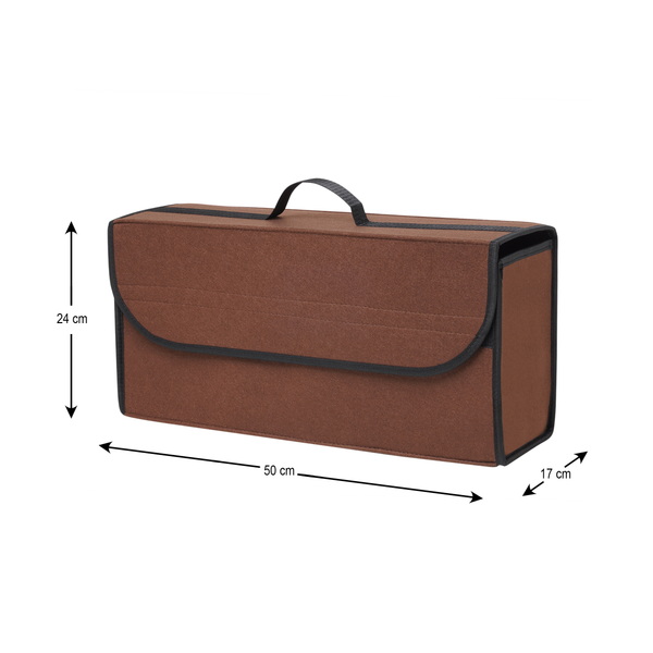 JVCV® Large Anti-Slip Car Trunk Organizer – Heavy-Duty Foldable Boot Storage for SUVs, Sedans & Trucks