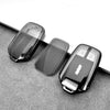 JVCV® Soft TPU Transparent Cover Compatible with Isuzu Smart Key (Transparent Black)