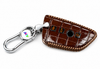 JVCV® Handmade Leather Crocodile Pattern Key Cover – Compatible with BMW 2, 3, 5, 6, 7 Series, X1, X2, X3, X5, X6 – Blade Smart Key