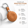 JVCV® Premium Leather Key Cover Compatible with Tata Harrier EV & Sierra EV Smart Key | Luxury Car Key Cover | 360° Scratch & Drop Protection
