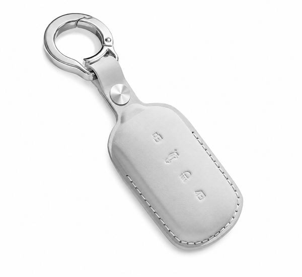 JVCV® Premium Leather Key Cover Compatible with Tata Sierra, Safari Petrol, Harrier Petrol, Curvv & Curvv EV Smart Key | Luxury Car Key Case | 360° Scratch & Drop Protection