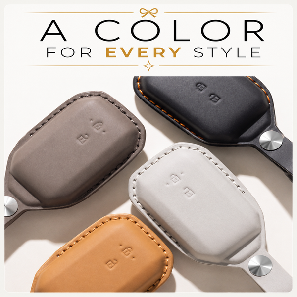 JVCV® Premium Leather Key Cover Compatible with Suzuki Jimny, Fronx, Grand Vitara, Victoris, Baleno, XL6, Swift, Ertiga, Dzire, Urban Cruiser, Glanza & Hyryder | 360° Scratch & Drop Protection