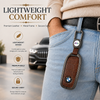 JVCV® Premium Metal & Leather Key Cover Compatible with BMW New 7 Series 740i, 760i, X1, X5, X7, XM, iX & i7 Smart Key | Luxury Protective Key Case
