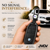 JVCV® Premium Metal & Leather Key Cover Compatible with BMW New 7 Series 740i, 760i, X1, X5, X7, XM, iX & i7 Smart Key | Luxury Protective Key Case