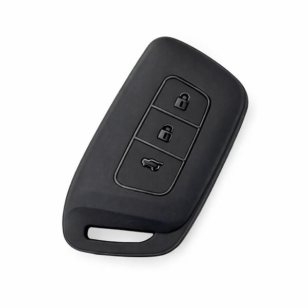 JVCV® Soft TPU Key Cover – Matte Black Pattern – Compatible with New MG Hector, Hector Plus, Windsor & Windsor Pro EV Smart Key
