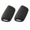 JVCV® Soft TPU Key Cover – Matte Black Pattern – Compatible with New MG Hector, Hector Plus, Windsor & Windsor Pro EV Smart Key