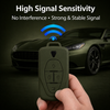 JVCV® Soft TPU Key Cover with Premium Metal Keychain – Military Green Matte Finish – Compatible with VinFast VF6 & VF7 – 4 Button Smart Key