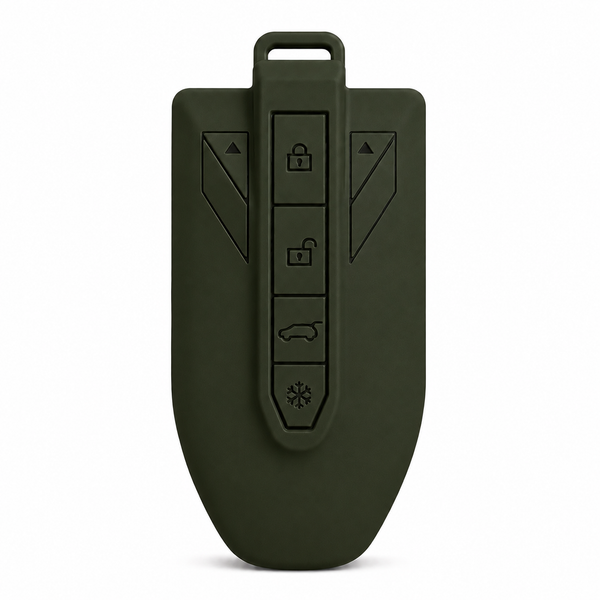 JVCV® Soft TPU Key Cover – Matte Green Pattern – Compatible with Mahindra 7XO, BE6, XEV 9E, XEV 9S & BE 6 Formula E Edition (FE) – 6 Button Smart Key (Copy)