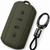 JVCV® Soft TPU Key Cover with Premium Metal Keychain – Military Green Matte Finish – Compatible with Tata Sierra, Safari Petrol, Harrier Petrol, Curvv & Curvv EV Smart Key