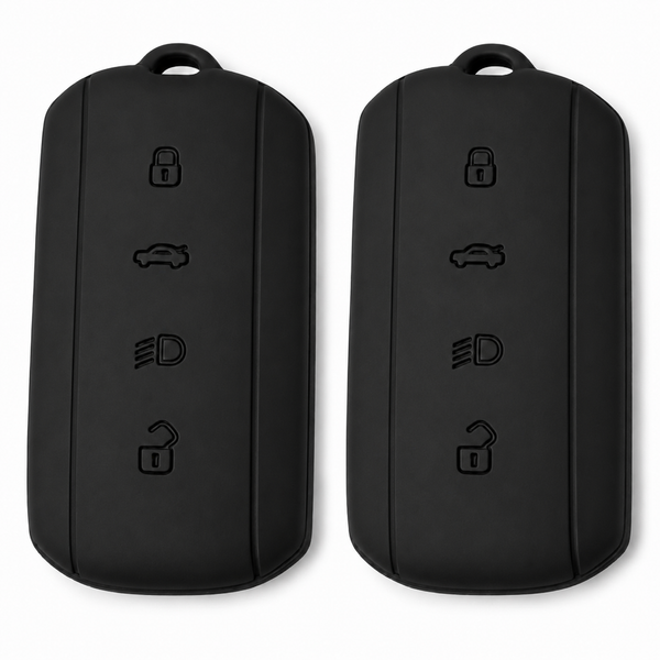 JVCV® Soft TPU Key Cover - Matte Black Pattern – Compatible with Tata Sierra, Safari Petrol, Harrier Petrol, Curvv & Curvv EV Smart Key | Scratch-Resistant Protective Case