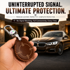 JVCV® Handmade Leather Key Cover Compatible with Tata Harrier EV & Sierra EV Smart Key | Premium Leather Protective Case | Luxury Car Key Cover