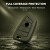 JVCV® Soft TPU Key Cover – Military Green Matte Finish – Compatible with BMW X1, X3, X5, X6, 5 Series, 6 Series & 7 Series – 4 Button Blade Smart Key