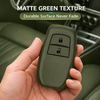 JVCV® Soft TPU Key Cover – Military Green Matte Finish – Compatible with Toyota Fortuner, Hilux, Innova Crysta, Fortuner Legender, Innova HyCross & Land Cruiser – 2 Button Smart Key