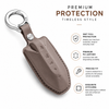 JVCV® Premium Leather Key Cover – Compatible with Mahindra XEV 7XO, BE6, XEV 9E, XEV 9S & BE 6 Formula E Edition (FE) – 6 Button Smart Key