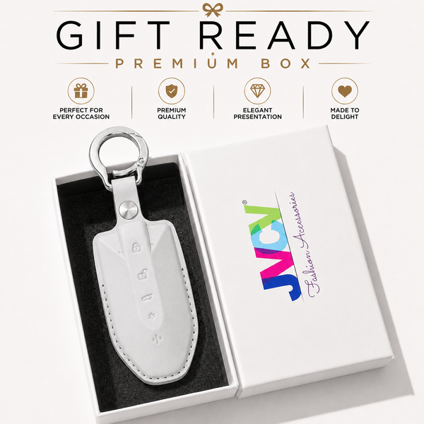 JVCV® Premium Leather Key Cover – Compatible with Mahindra XEV 7XO, BE6, XEV 9E, XEV 9S & BE 6 Formula E Edition (FE) – 6 Button Smart Key