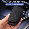 JVCV® Soft TPU Key Cover – Matte Black Pattern – Compatible with Hyundai Creta, i10, Grand i20, Elite i20, i20 Active, Verna 4S, Tucson, Elantra & Grand i10 Nios – 3 Button Smart Key