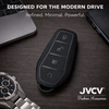 JVCV® Premium Soft TPU Key Cover – Matte Black Finish – Compatible with BYD Atto 3, Seal, Sealion & eMax7 Smart Key