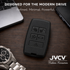 JVCV® Soft TPU Key Cover – Matte Black Finish – Compatible with Land Rover Range Rover, Discovery & Defender Smart Key