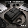 JVCV® Premium Men's Crossbody Messenger Bag | Sleek Shoulder Bag with Front Flap Pocket | Spacious Office, Work, Travel & Everyday Carry Bag