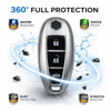 JVCV® Soft Matte Finish TPU Key Cover Compatible with Maruti Suzuki & Toyota Smart Key