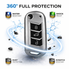 JVCV® Soft Matte Finish TPU Cover Compatible with Mahindra flip Key