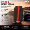 JVCV® Car Key Cover Compatible with Kia Seltos Facelift HTX and Carens X 4 Button Smart Key - Rally Stripe
