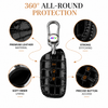 JVCV® Handmade Leather Crocodile Pattern Key Cover – Compatible with New MG Hector, Hector Plus, Windsor & Windsor Pro EV Smart Key