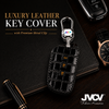 JVCV® Handmade Leather Crocodile Pattern Key Cover – Compatible with New MG Hector, Hector Plus, Windsor & Windsor Pro EV Smart Key